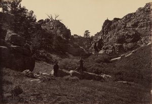 Lámina 10. Puerta del Diablo, Dale Creek Canon,1869 (foto) de Andrew Joseph Russell