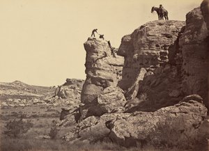 Lámina 21. High Bluff, Black Buttes,1869 (foto) de Andrew Joseph Russell