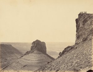 Lámina 23. En las montañas de Green River,1869 (foto) de Andrew Joseph Russell