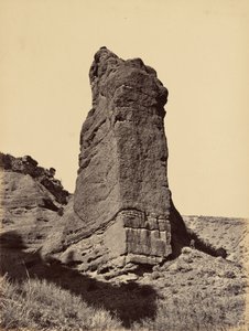 Lámina 31. Monument Rock, Mouth of Echo Canon,1869 (foto) de Andrew Joseph Russell