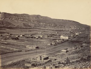 Lámina 36. Coalville, Weber Valley,1869 (foto) de Andrew Joseph Russell