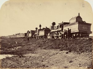 Placa 44. Tren de construcción del General Casement de Andrew Joseph Russell