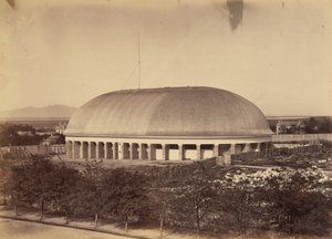 Lámina 50. Gran Tabernáculo Mormón, 1869 (foto) de Andrew Joseph Russell