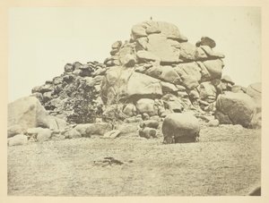 Skull Rock, (Granito) Sherman Station, Montañas Laramie de Andrew Joseph Russell