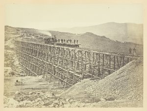 Obra del caballete, Promontroy Point, Valle del Lago Salado de Andrew Joseph Russell