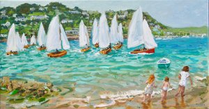 Persiguiendo los barcos, Salcombe, 2018