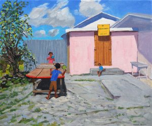 Ping Pong, De African Queen Hideaway, Barbados, 2012