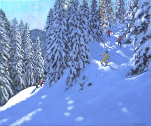 Esquí francés, Morzine, 2020 de Andrew Macara