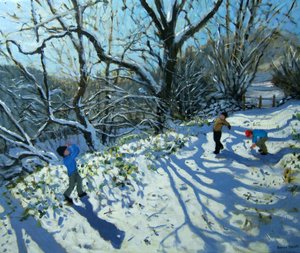 Pelea de bolas de nieve, Derbyshire de Andrew Macara