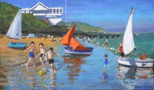 Verano en Abersoch, 2015 (óleo sobre lienzo)