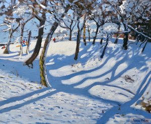 Invierno en Ladmanlow, Buxton, Derbyshire, 2010 de Andrew Macara
