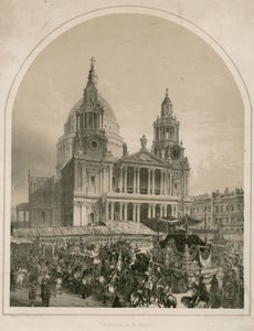 Llegada a la Catedral de San Pablo, Londres