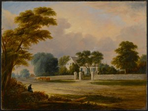 La granja de Bergen, 1830s de Andrew Richardson