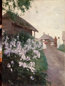 Una casa de campo en Finlandia - Pintura de Andrei Nikolayevich Shilder (1861-1919), óleo sobre lienzo - Arte ruso de Andrey Nikolayevich Shilder