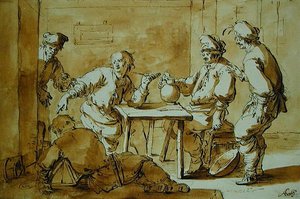 En el bar, 1633
