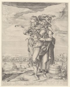 Sagitario y Lechera de Andries Jacobsz. Stock (possibly)
