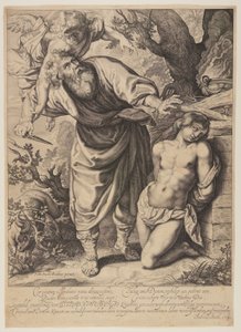 El sacrificio de Abraham de Andries Stock