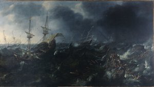 La batalla de Lepanto de Andries van Eertvelt