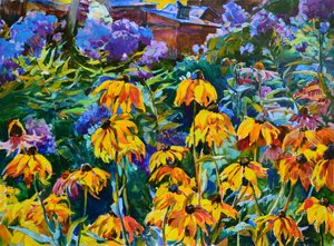 Flores de jardín de colores vivos de Andrii Kutsachenko
