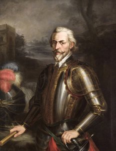 Romanticismo : Rodrigo Ponce de León (1443-1492), Duque de Cádiz par Cortes y Aguilar, Andres (1812-1879), ca 1856. Óleo sobre lienzo de Andrés Cortés y Aguilar