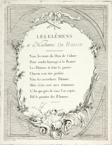 Frontispicio, de Élements de Ange Laurent de Lalive de Jully