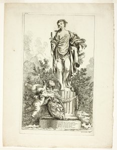 Dos Amantes Agradeciendo a la Estatua de la Salud de Ange Laurent de Lalive de Jully