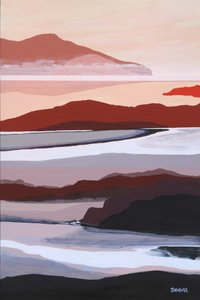 Paisaje abstracto en capas de Angela Seear