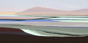 Paisaje abstracto en tonos apagados de Angela Seear