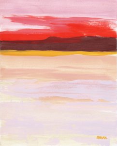Horizonte abstracto y vibrante de Angela Seear
