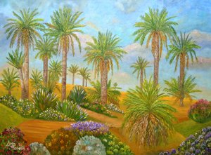 Un oasis desértico lleno de vida de Angeles M. Pomata
