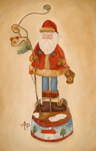 Papá Noel navideño y divertido