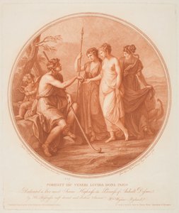 El juicio de París de Angelica (after) Kauffman
