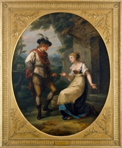 Gualtherius y Griselda (óleo sobre lienzo) de Angelica Kauffman