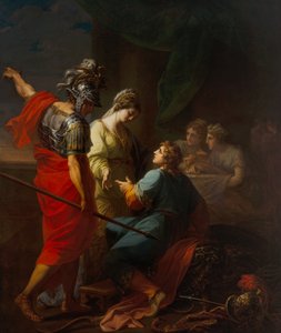 Héctor, París y Helena de Angelica Kauffman