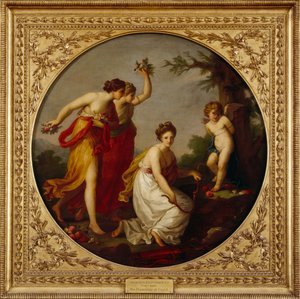 El desarme de Cupido, c. 1800 de Angelica Kauffman