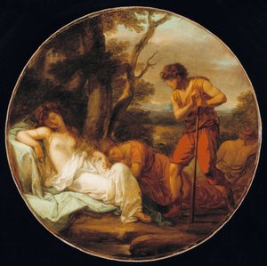 Cymon e Ifigenia, c. 1780 de Angelica Kauffmann