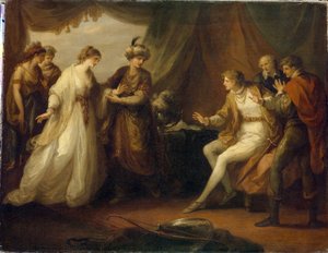 Leonor resucita (o Alienor de Castilla) de Angelica Kauffmann