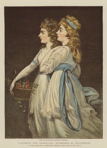 Elizabeth y Georgiana, duquesas de Devonshire de Angelica Kauffmann