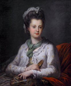 Retrato de Elizabeth Kerr, de soltera Fortescue, marquesa de Lothian de Angelica Kauffmann