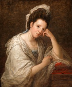 Retrato de la Sra. Helen (Dorothea Daniel) (f. 1806) de Angelica Kauffmann