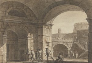 Escena en una prisión romana de Angelica Kauffmann