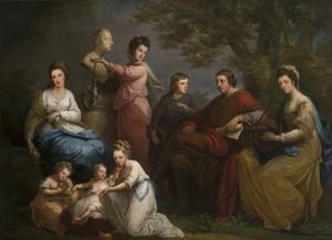 La familia del conde de Gower de Angelica Kauffmann