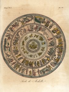 El Escudo de Aquiles, usado en su batalla con Héctor de Angelo (after) Monticelli