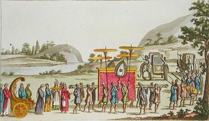 Procesión de la Reina de Birmania, lámina 80 de 