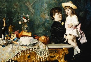 Preparándose para la fiesta de Angelo Martinetti