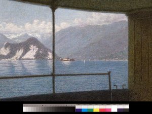 Barco en el Lago Maggiore, 1915