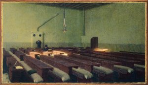 Navidad en Pio Albergo Trivulzio por Angelo Morbelli (1854-1919)