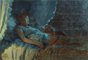 Amanecer feliz de Angelo Morbelli