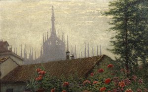 Las Torres del Duomo de Angelo Morbelli