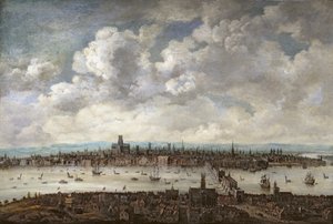 Vista de Londres desde Southwark de Anglo Dutch School